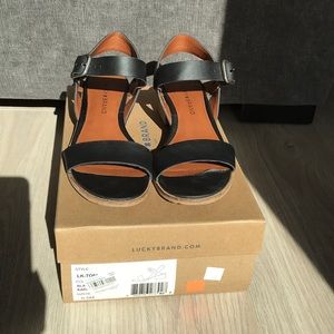 Lucky Brand Toni Heel Sandal Black